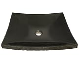 MR Direct 855 Shanxi Black Granite Vessel Sink [並行輸入品]