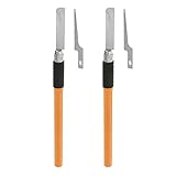 Perfk ミニ　ハンドソー（2個）　スチールブレード（4枚）多機能　かみそり　彫刻　バリ取り　お買い得