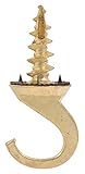 Theヒルマングループ122413真鍮Drillerフック天井ハンガー、1パック 122413 1