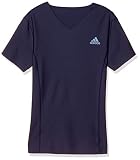[アディダス] Tシャツ カットオフ ストレッチ Vネック メンズ ロリアンブルー LL