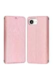シズカウィル iPhone 17e 用 / 16e 用 ケース カバー 手帳型 スリム ケース ローズピンク 1個入り