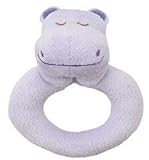 Angel Dear Ring Rattles Purple Hippo by Angel Dear