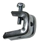 Platinum Tools JH965-50 Pressed Beam Clamp For 1/2-Inch Flanges, 1/4-20 Threaded Rod, 50 Per Box [並行