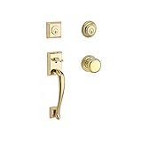 Baldwin DCNAPXROUTRR003 Reserve Double Cylinder Handleset Napa x Round with Traditional Round Rose, 