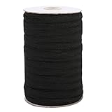 ユアクト 幅10mm×長さ100m) 弾性ゴム コールゴム 平ゴム 弾性バンド ラテックスゴム 強い伸縮性 幅広ゴム 織ゴム