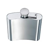 8オンスのヒップステンレススチール製フラスコ＆ファンネルセット、簡単な注ぎ口が付属、ジャケットポケットやパンツにぴったりな完璧なフラスコ