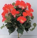 タカショー 【観葉植物・グリーンデコ和風】 ベゴニア レッド W25cm メンテが楽でリアルな人工植物 GN-34R