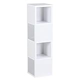 arne 壁掛け棚 ウォールラック シェルフ 4段 Mサイズ Wall Rack Cube M-4 ホワイト