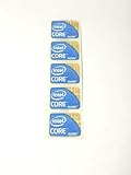 ディスクトップパソコン交換用CPUステッカー、Core i3第1世代、25ｍｍ*19ｍｍ 5枚入り