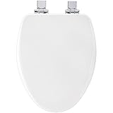 Church 18170CHSL 000 Elongated Soft Close Toilet Seat, White [並行輸入品]
