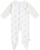 リトルジラフ ベビー肌着 ドットコレクション 足つきフーティ 3-6m (ミント) lg1020-01 【正規代理店輸入】