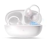 MUZEN Trickle ワイヤレスイヤホン, Bluetooth 5.4, ノイズキャンセリング, Hi-Fiサウンド, 38時間再生, 急速充電, フレキシブルCブリッジ, (ホワイト)