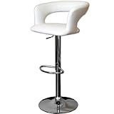 タンスのゲン カウンターチェア ガス昇降式カウンターチェアー Cliff クリフ ホワイト 白 65090015 WH