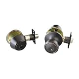Design House 728733 Terrace 6-Way Latch Entry Door Knob and Deadbolt Combo, Oil Rubbed Bronze [並行輸入品