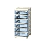 山田化学 スタックチェスト B4 浅型6段 ダークブルー B4-S6 1台 生活用品 インテリア 雑貨 文具 オフィス用品 その他の文具 オフィス用品 [並行輸入品]