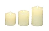 Deco 79 54881 Flameless Candle with Remote Set of 3 by Deco 79