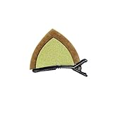 ノーブランド品 赤ちゃん　女性　女の子　髪飾り　髪留め　ウサギ　猫耳　ネコ耳　ヘアクリップ　フェルト　可愛い　全7色選べる - 黄