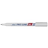 Markal Pro-Line Micro Tip Liquid Paint Marker with 1/32" Bullet Tip, White (Pack of 12) [並行輸入品]
