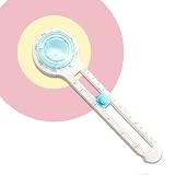 YFFSFDC 円切りカッター 【8cm～32cm 対応】コンパスカッター サークルカッター 丸く切る 目盛り付き 穴があかない 使いやすい 持ち運び便利 手作り 文房具
