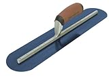 MARSHALLTOWN The Premier Line MS225BRD 22-Inch by 5-Inch Blue Steel Finishing Trowel Fully Rounded w