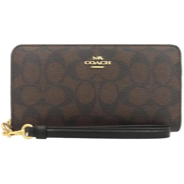 Amazon.co.jp: [コーチ] COACH 財布 (長財布) F12585 ブラックマルチ
