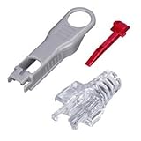 （まとめ）サンワサプライ 抜け止めセキュリティロックモジュラーカバー ADT-MCSL-CL【×3セット】