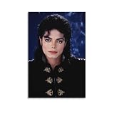 ロック音楽マイケル・ジャクソンポスター (40) 壁アート プリント リビング 寝室 ダイニングルーム バスルーム ホーム装飾08x12inch(20x30cm)