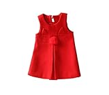 MARIAH(マリア)ワンピース ノースリーブ　お花 丸首　子供 女の子 ガールズ C 90cm