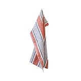 [リーノエリーナ キッチンクロス ポントワーズ] Lino e Lina 長方形 47×65cm ウォッシュド加工 布巾 キッチン リネン キッチンタオル 速乾 吸水 おしゃれ かわいい カフェ ナチュラル 麻 北欧 無地 オレンジ K253