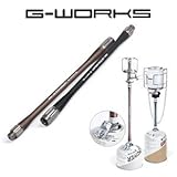 G-works ジーウォクス ランタンポール S240 ガス接続 拡張ポール ブラック [並行輸入品]