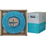 Dealsjungle Bulk Shielded Cat5e Blue Ethernet Cable, Solid, Pullbox, 1000 foot [並行輸入品]