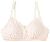 ワコール (Wacoal) マタニティ ブラジャー ノンワイヤー ブラ (授乳しやすい) 産前 産後 兼用 ハーフトップ カシュクール L ピンク MMS016 PI