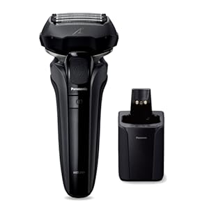 パナソニック ラムダッシュPRO メンズシェーバー 5枚刃 全自動洗浄充電器 お風呂剃り可 黒