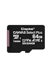 キングストン microSD 64GB 最大100MB/s UHS-I V10 A1 Nintendo Switch動作確認済 Canvas Select Plus SDCS2/64GB