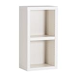 arne ラック 書棚 本棚 可動棚 2段 ZERO SHELF 1×2 日本製 完成品 ホワイトウッド