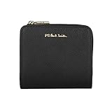 [ポールスミス] 名入れ 専用 スワール トリム 2つ折り 財布 小銭入れ 付き レディース 純正 化粧箱 ショップ バッグ 付き 883913 BWP004 (ブラック)