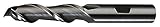Cleveland C41859 HGA-2 High Speed Steel Single End 2-Flute Center Cutting High-Helix Finisher End Mi
