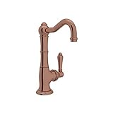 Rohl A3650LMSC-2 Clinquant Single Lever Column Spout Faucet, Stainless Copper [並行輸入品]