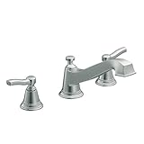 Moen TS923 Rothbury Two-Handle Low Arc Roman Tub Faucet without Valve, Chrome [並行輸入品]