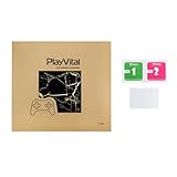 PlayVital 新モデルps5 Slim本体デジタルバージョンに対応用スキンシール、ps5コントローラーに対応用スキンステッカー、ps5ヘッドセット＆充電ステーション＆リモコンに対応用スキンシール【ブラック & ゴールドの大理石効果】