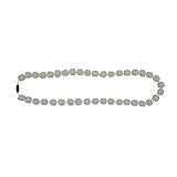 Jellystone Pea Necklace, Just Grey bead with yellow cord by Jellystone Designs