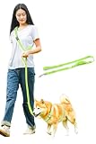 [LaLUCA GOODS] 犬 ショルダーリード 小型犬 中型犬 大型犬 アドバンスモア 01モデル ハンズフリー ライトグリーン リードパーツ Mサイズ