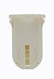 Leviton 13660-SWP Fluorescent Lampholder, T8/12 Medium Bi-Pin, Turn Type with Lamp Lock, Tall Height