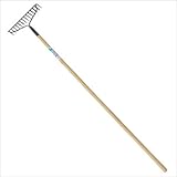 ガーデンヘルパー(GardenHelper) 木柄 アメリカンレーキ 14本爪 L-1W