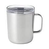 無印良品 目盛り付き 保温保冷 蓋付きマグカップ シルバー 400mL 84334627