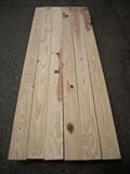 【カット無料】国産杉板（日田杉）　無垢板 5枚入り ※小節あり材　長さ2m　厚み1cm 幅13.5cm　2面カンナ仕上済　色ツヤ良品