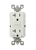 Leviton GFWR2-W Self-Test SmartlockPro Slim GFCI Weather-Resistant Receptacle with LED Indicator, 20