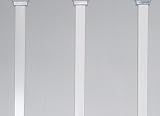 Deckorators 26 " Square Estate手すり子50パック – マットwhite- ( Deckorators 184318 )