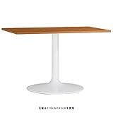 arne カフェテーブル 長方形 おしゃれ 木製 ダイニングテーブル 食卓 机 セミオーダー CT-RG10575 Atype-D脚 北欧×WH