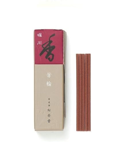 松栄堂 芳輪 堀川 スティック型 80本入　４箱セット　送料込 松栄堂のお香 芳輪 堀川スティック型 80本入の通販 - お香専門店香源